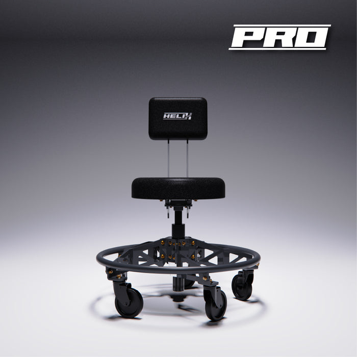 Helix Low-Rider Pro Adjust Gas Lift Workshop Stool